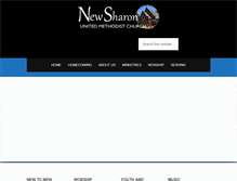 Tablet Screenshot of newsharonunitedmethodist.org